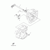 Схема вузла: Вал перемикання Yamaha XT125