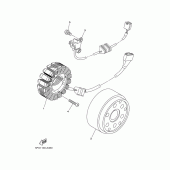 Схема узла: Генератор Yamaha XV1700 Road Star Warrior