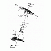 Схема вузла: Рульовий механізм Yamaha YZF-R6/YZF600 R6