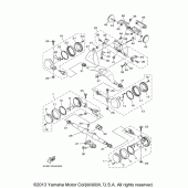 Схема узла: Поворотники Yamaha XV1700 Road Star S