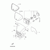 Схема вузла: Опція (ПЕРЕДНЯ ВИЛКА) Yamaha XV250 Virago
