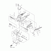 Схема вузла: Задній важіль та підвіска Yamaha YZF-R1 R1