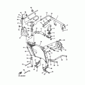Схема узла: Радиатор и Патрубок системы охлаждения Yamaha YZF-R7 R7