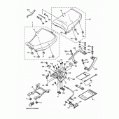 Схема вузла: Сидіння Yamaha FJ09 FJ-09