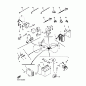Схема вузла: Електроустаткування 1 Yamaha XVS250 Drag Star