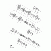Схема вузла: Трансмісія Yamaha YZF-R1 R1