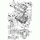 Схема узла: Картер двигателя Yamaha XJ400 Diversion (S-TYPE)