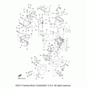Схема вузла: Бічна кришка Yamaha XVS1300 V-Star