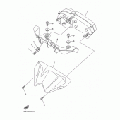 Схема узла: Панель приборов Yamaha XJ6 XJ6-N (Naked)