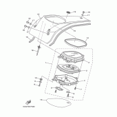 Схема вузла: Панель приладів Yamaha XV1900 Midnight Star