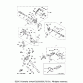 Схема вузла: Підніжки та Підставка Yamaha XV1900 Raider S with Flames