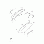 Схема вузла: Бічна кришка Yamaha YP250 X-MAX