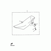 Схема узла: Сиденье Yamaha YZ426F