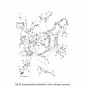 Схема узла: Рама Yamaha XVS1100 V-Star Classic