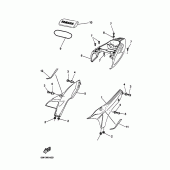 Схема узла: Боковая крышка Yamaha BT1100 Bulldog