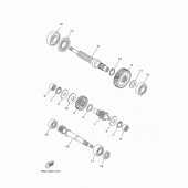 Схема узла: Трансмиссия Yamaha YP400 Grand Majesty