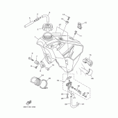 Схема узла: Топливный бак Yamaha YZ250 YZ250