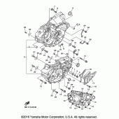 Схема вузла: Картер двигуна Yamaha YZ450F YZ450FX