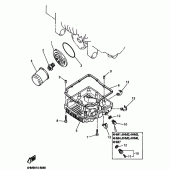 Схема узла: Масляный фильтр Yamaha XJR400
