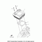Схема вузла: Циліндр Yamaha XT250 XT250