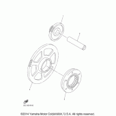 Схема узла: Привод стартера Yamaha FZ6 FZ6R