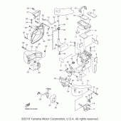 Схема вузла: Бічна кришка Yamaha XVS1300 V-Star Tourer