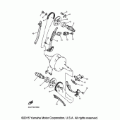 Схема узла: Распредвал и Цепь ГРМ Yamaha XV250 V-Star