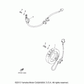 Схема узла: Генератор Yamaha XVS650 V-Star Classic