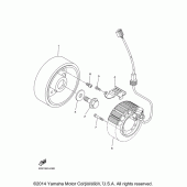 Схема вузла: Генератор Yamaha FZ6 FZ6R