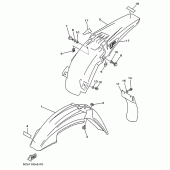 Схема узла: Крыло Yamaha YZ250 YZ250