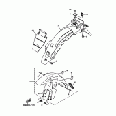 Схема узла: Крыло Yamaha YBR125