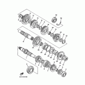 Схема узла: Трансмиссия Yamaha XJR1200