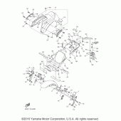Схема вузла: Крило Yamaha VMX17 V-MAX