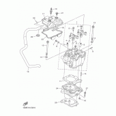 Схема узла: Цилиндр Yamaha YZ250 YZ250F