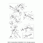 Схема узла: Подножки и Подставка Yamaha XV1900 Raider SCL