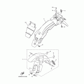 Схема вузла: Крило Yamaha YBR125