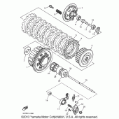 Схема вузла: Сцепление Yamaha YZF600R Thundercat