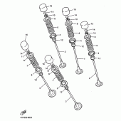 Схема вузла: Клапан Yamaha YZF-R1 R1