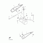 Схема вузла: Бічна кришка Yamaha FZ1 FZ1 FAZER (S-TYPE)