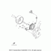 Схема узла: Генератор Yamaha XT250 XT250