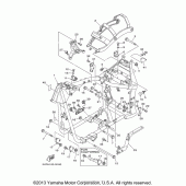 Схема узла: Рама Yamaha XV1700 Road Star Midnight Silverado