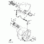 Схема узла: Масляный насос Yamaha XT500