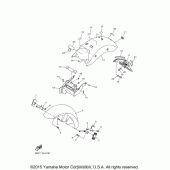 Схема вузла: Крило Yamaha XVS950 V-Star Tourer