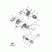 Схема узла: Масляный насос Yamaha XT225 XT225