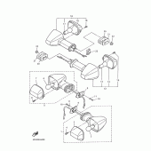 Схема узла: Clignotant Yamaha YZF1000R Thunderace