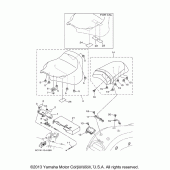 Схема узла: Сиденье Yamaha XV1900 Raider S