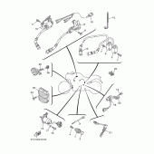 Схема вузла: Електроустаткування 1 Yamaha MT01 MT-01