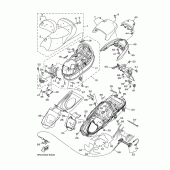 Схема узла: Сиденье Yamaha YP400 Majesty