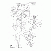Схема узла: Топливный бак Yamaha XJR1300
