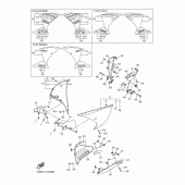 Схема узла: Облицовочные элементы 2 Yamaha YZF-R1 R1